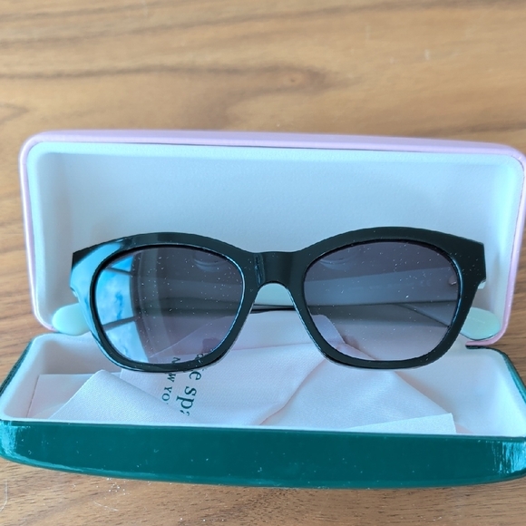 Kate Spade Black Sunglasses with Pink Case main image 4